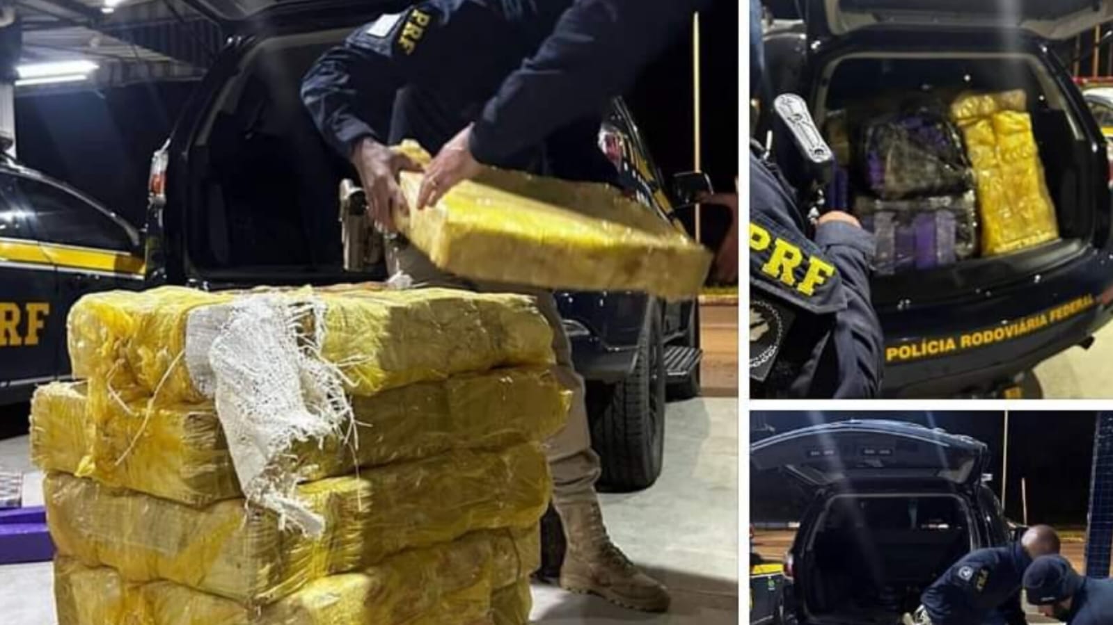 PRF Localiza 233 Kg De Maconha Na Cabine De Carreta Na BR 2