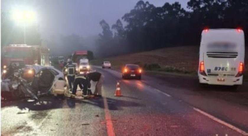 Acidente fatal entre Beltrão e Dois Vizinhos