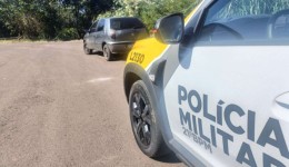 Polícia Militar recupera veículo com alerta de furto