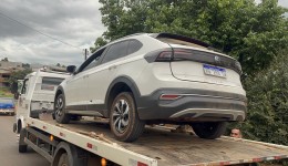 Veículo furtado é recuperado com placas clonadas da Argentina