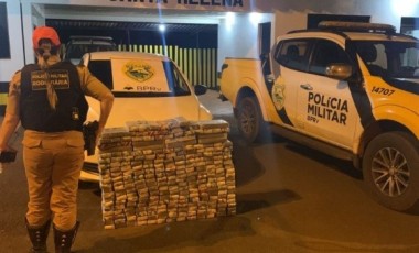 Jovem de Chapecó é preso em rodovia do PR com 216 kg de maconha