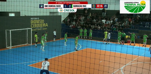 No clássico fronteiriço Barracão vence Dionísio e vai para a final da Copa CIF de Futsal Internacional